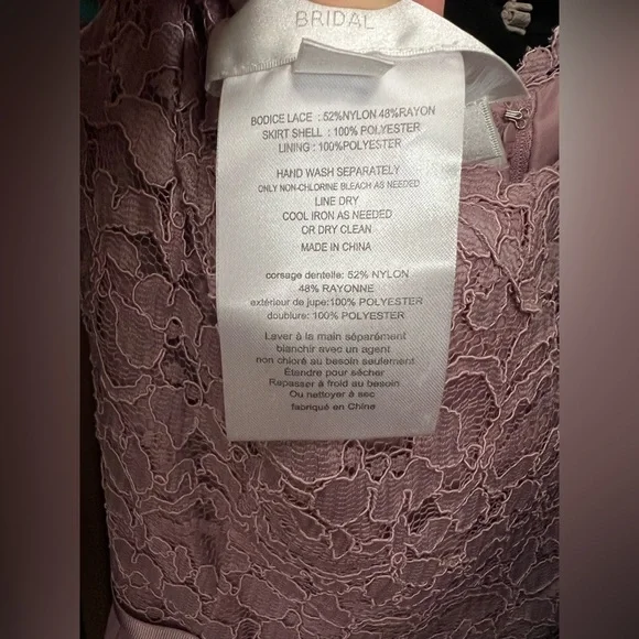 Donated Prom Dress Drive       Bridesmaid Wedding Formal Prom long dress lace - Picture 3 of 14